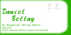 daniel bellay business card