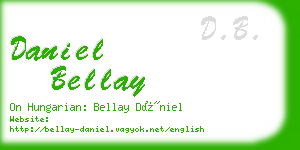 daniel bellay business card